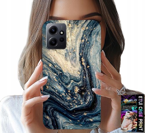 ETUI DO XIAOMI NOTE 12 4G - KAMIENNE ELEGANCKIE WZORY OBUDOWA CASE na Arena.pl