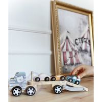 ZESTAW DREWNIANEJ LAWETY DLA NAJMŁODSZYCH