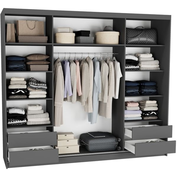 Szafa przesuwna Norvio III 250 cm zdjęcie 8