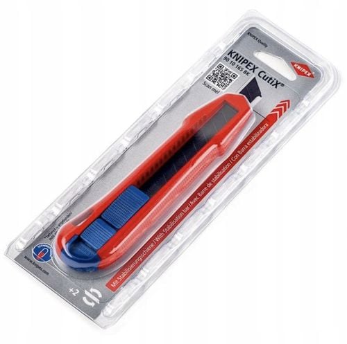 Knipex 90 10 165 BK nóż łamane ostrze 18 mm tapeciak z zapasowym na Arena.pl