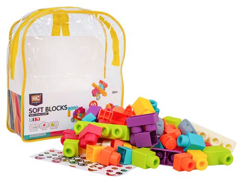 Zestaw Miękkich Klocków 60El. + Plecak na Arena.pl