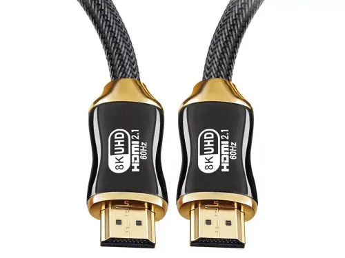 Kabel przewód hdmi 2.1 video ultra high speed 8k 60hz 4k 120hz hq gold 3m na Arena.pl