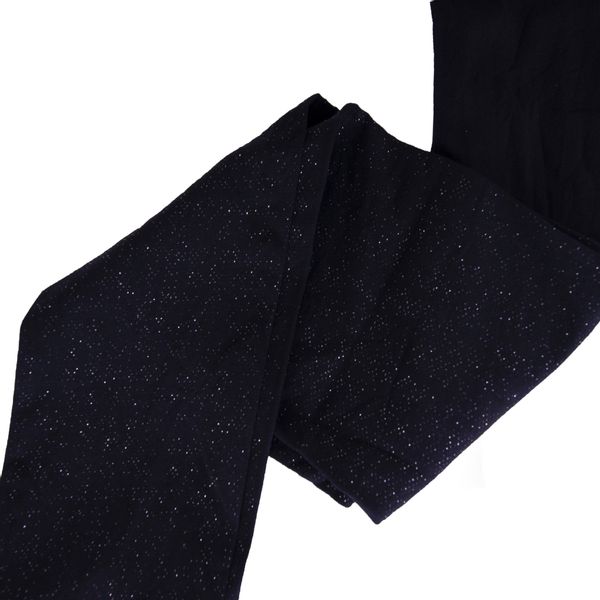 Rajstopy z microfibry 40 DEN czarne z brokatem 140-146 zdjęcie 1