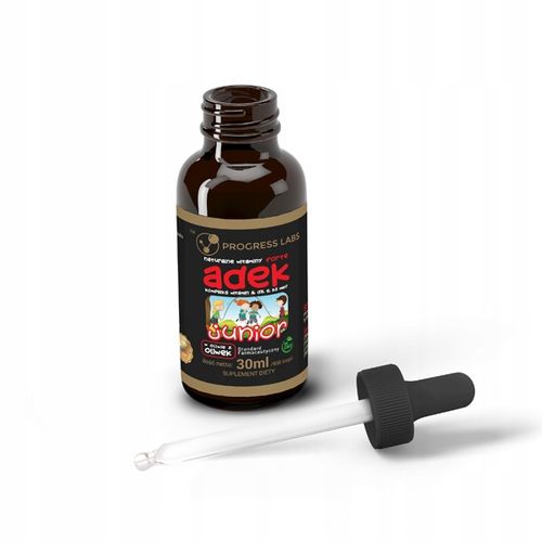 Witamina ADEK A D3 E K2 MK-7 Dla Dzieci 30ml Vege na Arena.pl