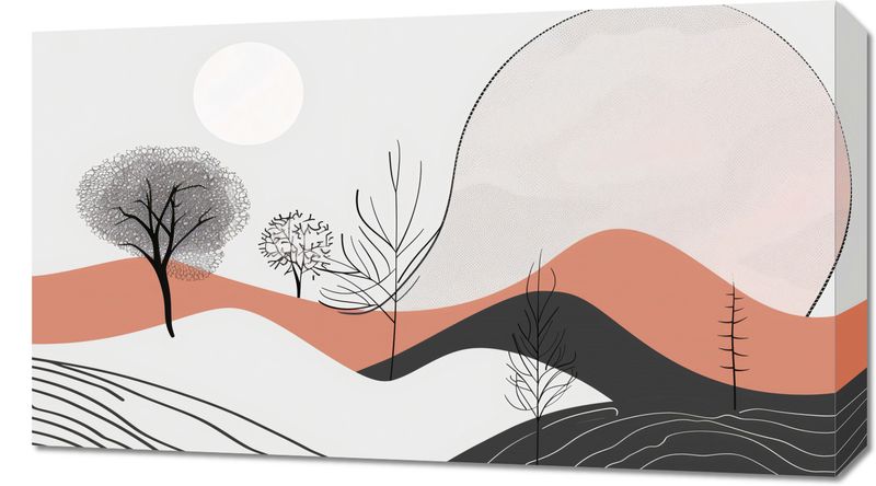 Obraz 70x40cm Półcień Widoku zdjęcie 1