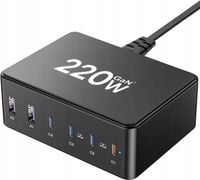 ŁADOWARKA USB C 220W STACJA ŁADUJĄCA