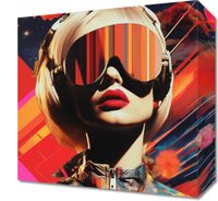 Obraz 30x30cm Retrofuturystyczna Muza