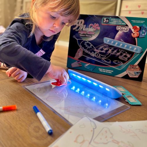 WOOPIE Magiczna Tablica 3D Podświetlenie LED do Rysowania na Arena.pl