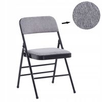 krzesło składane k24-fx szare