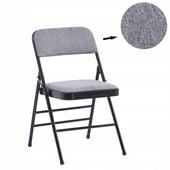 krzesło składane k24-fx szare