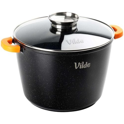 garnek granitowy wysoki 6,7l 24cm z pokrywą z aromatyzerem terruna 199110 na Arena.pl