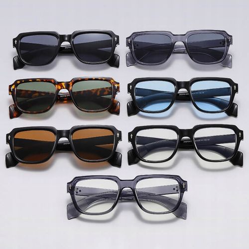 OKULARY PRZECIWSŁONECZNE filtr UV400 szare damskie męskie + ETUI + ŚCIERKA na Arena.pl