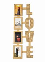 Ramka na zdjęcia LOVE 1 brązowa z grawerem