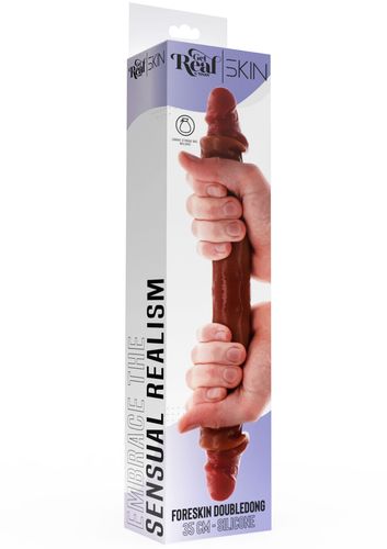 podwójne dildo toyjoy get real silicone foreskin double dong 35cm toyjoy na Arena.pl