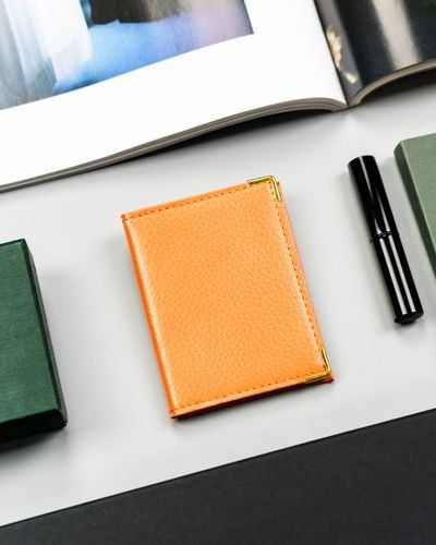 etui na karty skórzane 302-bl-orange na Arena.pl