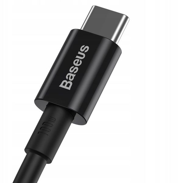 BASEUS SZYBKI KABEL USB C/USB C QC MOCNY 100W 1m zdjęcie 12