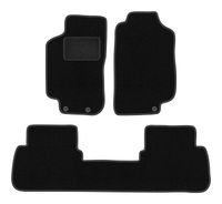 Dywaniki samochodowe welurowe do: Saab 9-5 I 1997-2009 kombi, sedan czarne