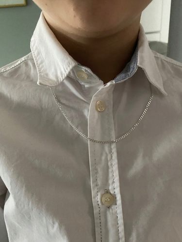 Łańcuszek PANCERKA dla chłopca SREBRO 925 45 cm na Arena.pl