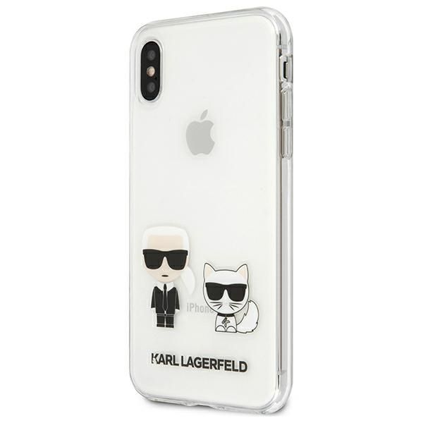 Etui Karl Lagerfeld do iPhone XS Max, Przezroczysty zdjęcie 2