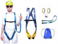 Kompletna Uprząż, Zestaw Asekuracyjny Szelki Bezpieczeństwa Irudek HIMALAYA