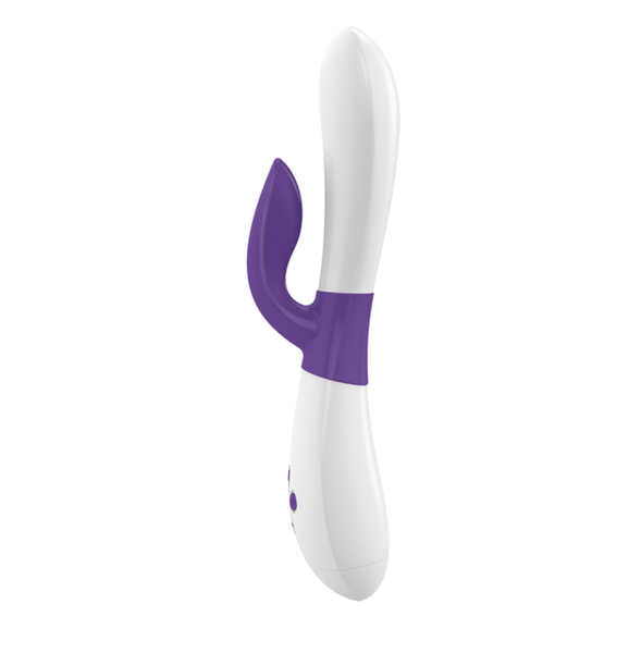 Wibrator Ze Stymulatorem Łechtaczki  Ovo K2 Rabbit Lilac White zdjęcie 2