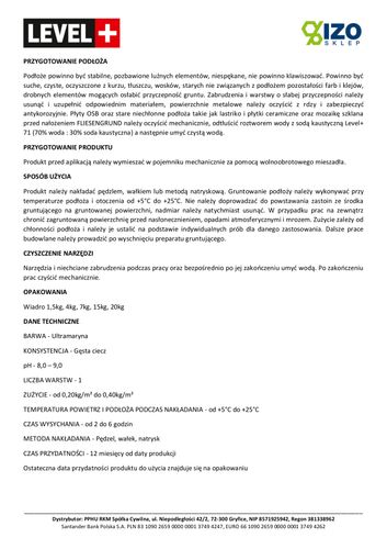 Grunt Płytka na Płytkę 3kg OSB Drewno Level+17 na Arena.pl