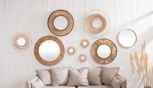 Lustro boho Sun rattan 58cm na Arena.pl