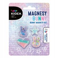 MAGNESY BROKATOWE BUNNY NA LODÓWKĘ TABLICĘ MAGNETYCZNĄ KRÓLICZEK SERDUSZKA