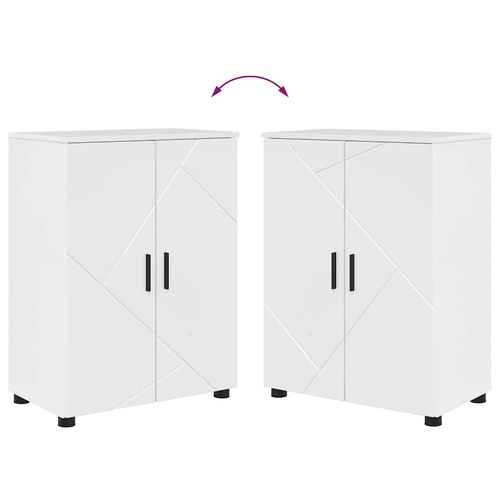 Szafka Łazienkowa Biały na wysoki połysk 60 x 35 x 80 cm na Arena.pl