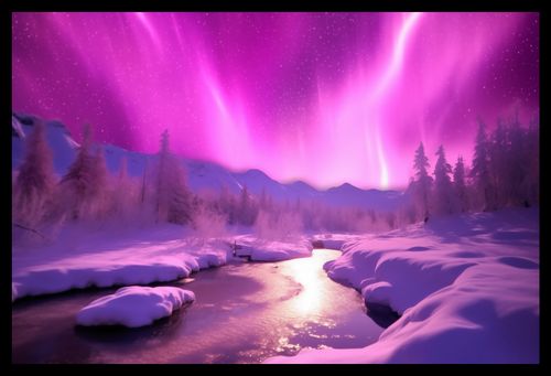 Plakat 45x30cm Aurora Nad Niebiem na Arena.pl