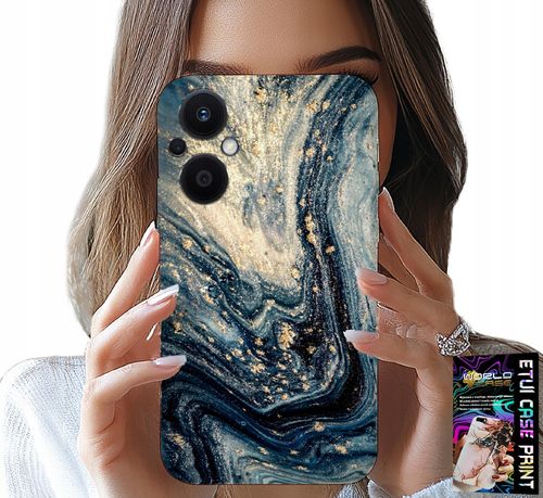 ETUI DO OPPO RENO8 LITE 5G - KAMIENNE ELEGANCKIE WZORY OBUDOWA CASE na Arena.pl