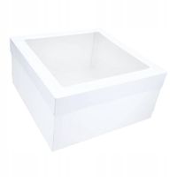 Pudełko Na Tort Karton Z Okienkiem Opakowanie Ozdobne Na Tort Na Ślub