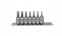 Zestaw nasadek do obrobionych Torx 1/4 cala 7 szt TE10-TE40