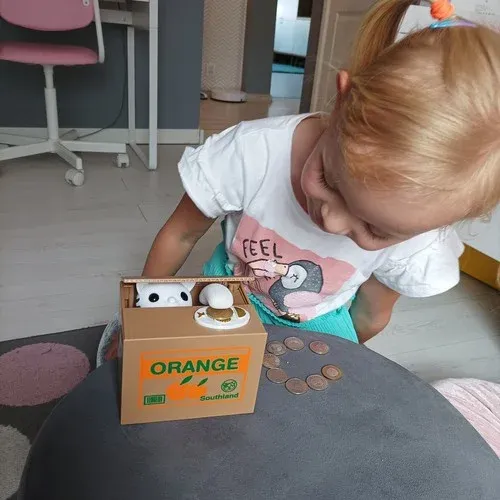 Interaktywna Skarbonka na Baterie - Kotek na Arena.pl