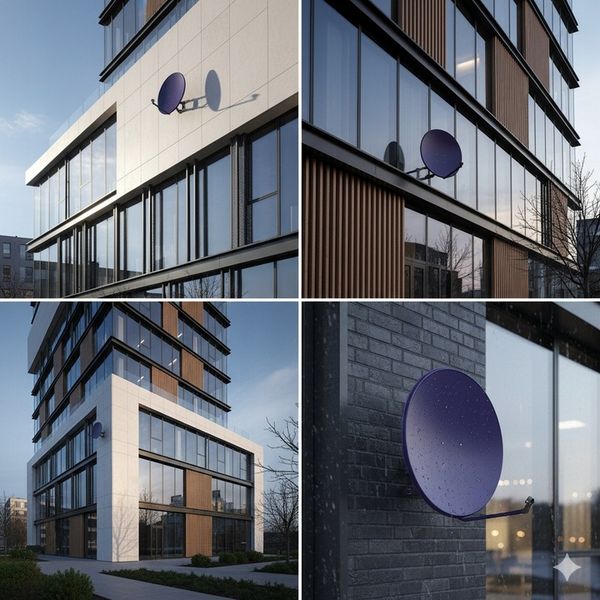 CZASZA ANTENA SATELITARNA 90CM PREMIUM 4K 8K GOTOWY ZESTAW CYBANTY zdjęcie 10