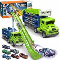 CIĘŻARÓWKA TIR TOR SAMOCHODOWY GARAŻ PARKING ZJEŻDŻALNIA SAMOCHODZIKI AUTA