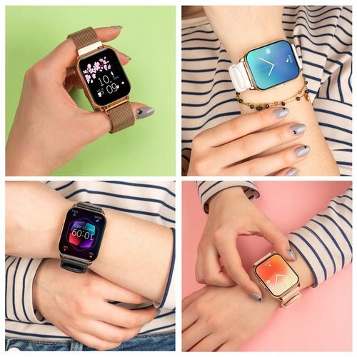 SMARTWATCH ZEGAREK DAMSKI POLSKIE MENU ROZMOWY CIŚNIENIE PULS SPORT ZDROWIE na Arena.pl