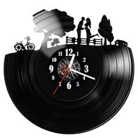 Zegar ścienny z płyty winylowej Miłość 460.14