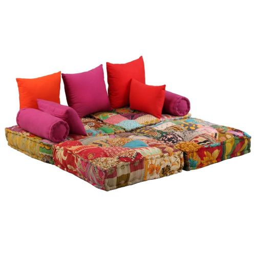 VidaXL Modułowa sofa patchworkowa, 2-osobowa na Arena.pl