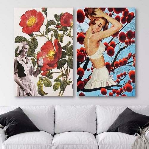 Deco Panel, Kobieta abstrakcja 70x100 na Arena.pl