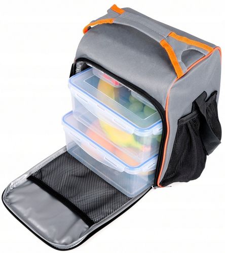 Torba termiczna lodówka Z POJEMNIKAMI LUNCHBOX piknikowa termoizolacyjna na Arena.pl