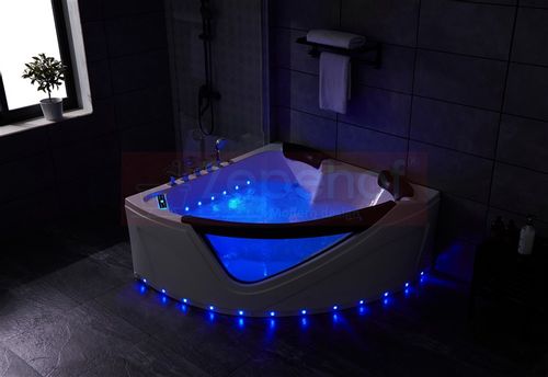 WANNA NAROŻNA Z HYDROMASAŻEM 150x150 MOCNE 2 POMPY GRZAŁKA na Arena.pl