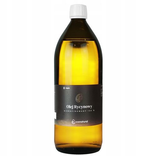 Olej Rycynowy Nierafinowany 1000ml 1l Wenatural wszechstronny ciało włosy na Arena.pl
