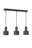 Lampa wisząca 3xE27 LUCE BLACK