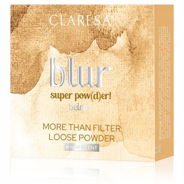 Claresa Bluer Beige Super Puder Wygładzające 12g zdjęcie 1