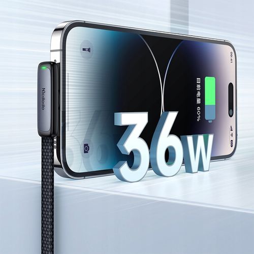 mcdodo kabel kątowy usb-c lightning płaski 36w do iphone 12 13 14 na Arena.pl