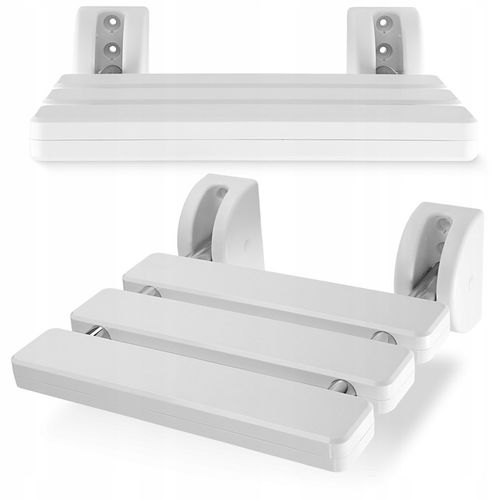 SIEDZISKO KRZESEŁKO SKŁADANE DO WANNY PRYSZNICOWE ŚCIENNE DLA SENIORA na Arena.pl