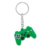 Brelok do kluczy gumowy pad gamingowy zawieszka zielony