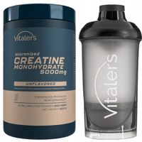 Kreatyna Monohydrat Creatine 5000 mg Sport 500 g + Shaker z Sitkiem 650 ml