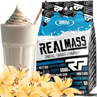 GAINER białko węglowodany Real Pharm Real Mass WANILIA 6800g